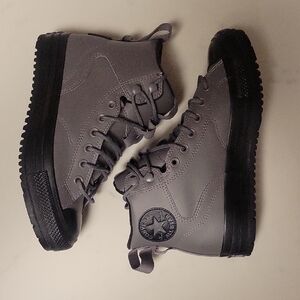 Converse Chuck Taylor All Star Hiker Ankle Boots in Gray and Black